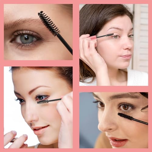Psyqtsuary 3-Piece DIY Cosmetic Tube Set with Wands and Leak Stoppers