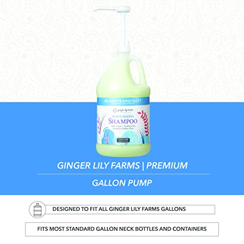 Ginger Lily Farms Gallon Pump Dispenser - 1 Oz Per Stroke Fits Standard Bottles