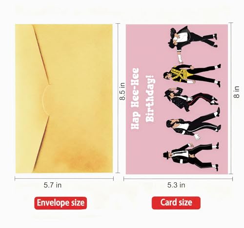 Hee-Hee Birthday Greeting Card - Retro Pop Dance Humor, Pink-1