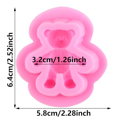 Bear Silicone Fondant Mold for Cake Decorating & Candy Making