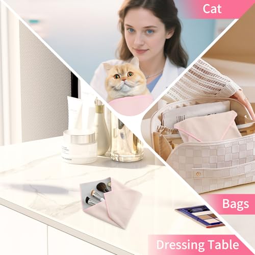 DUcare Self Adhesive Magic Makeup Bag & Camera Lens Wrap 13.5 Inch Pink