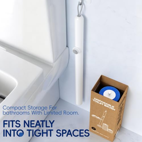 Disposable Toilet Bowl Cleaning Wand with Replacement Heads