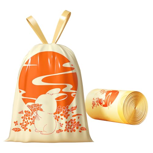 32 Count 4 Gallon Scented Drawstring Kitchen Trash Bags