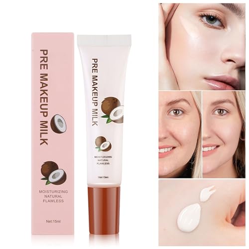 Coconut Face Primer - Hydrating & Smoothing Makeup Base for All Skin Types