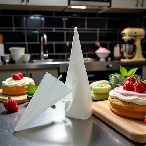 Juroicessry 12-Inch Reusable Silicone Pastry Piping Bag for Cake Decorating