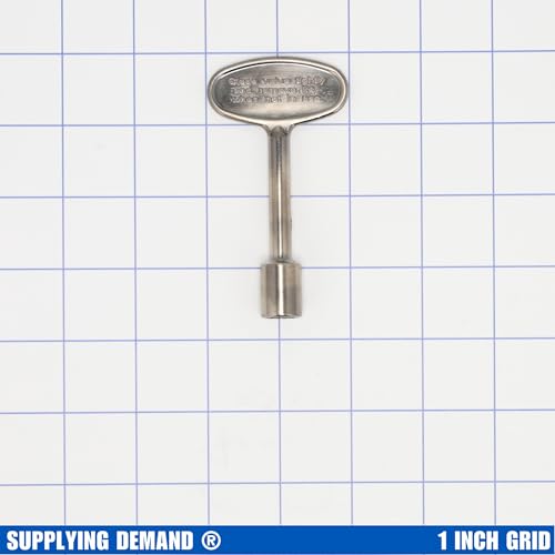 3-Inch Universal Antique Brass Gas Valve Key for Fireplaces