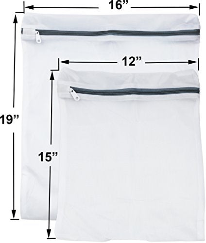 Laundry Wash Bag Set - 2 Large & 3 Medium Mesh Bags for Delicates