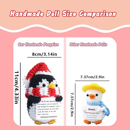 Handmade Crochet Penguin Gift for Couples - Romantic Keepsake