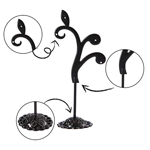 Detachable Metal Earring Stand - 3 Pcs Vine Design Holder