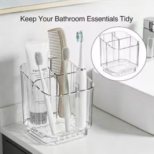 Wall-Mounted Compartmentalized Storage Rack for Toiletries
