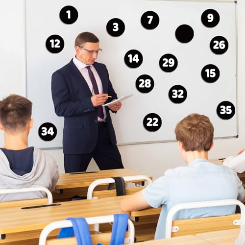 Glenmal 42-Piece Magnetic Calendar Numbers Set - 2.3" Durable Accents