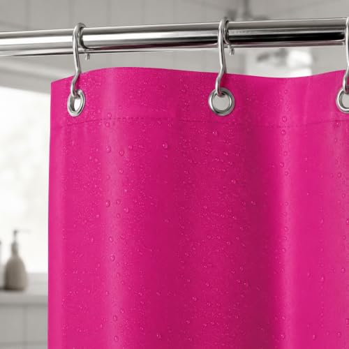 Water-Resistant EVA Shower Curtain Liner 72x72 Inch with Magnets
