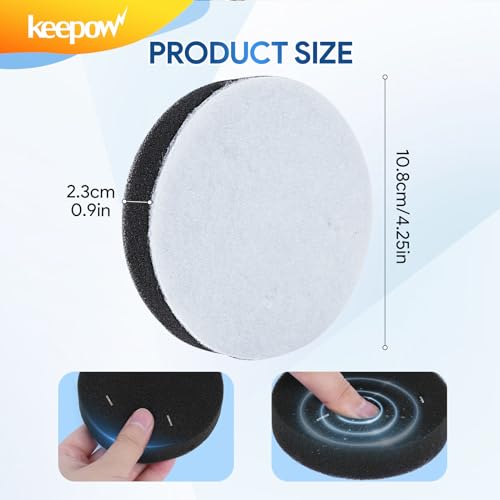 KEEPOW NEU100 Vacuum Filters - Compatible with Eureka Airspeed (4 Pack)