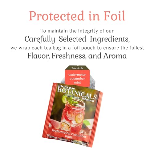 Bigelow Botanicals Cold Water Infusion, Watermelon Cucumber Mint, 108 Bags