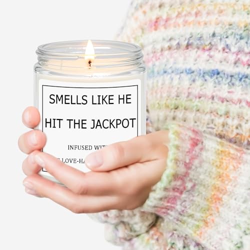 Funny Lavender Candle for Bridal Shower & Engagement Gifts