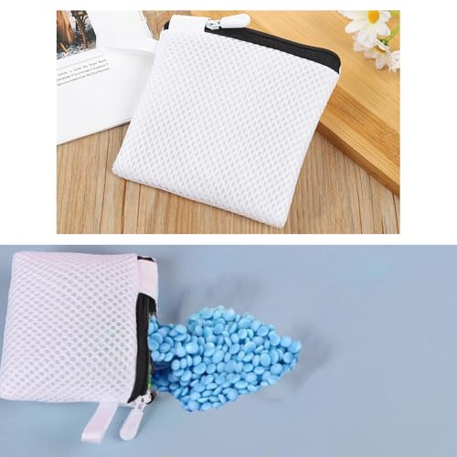 NentMent 2 Pack Laundry Scent Bead Bags with Zipper - In-Wash Fragrance & Crystal Boosters
