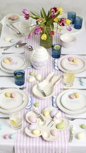 Oneida Bunny Hop Porcelain Hors d'Oeuvres Serving Tray, 13-Inch