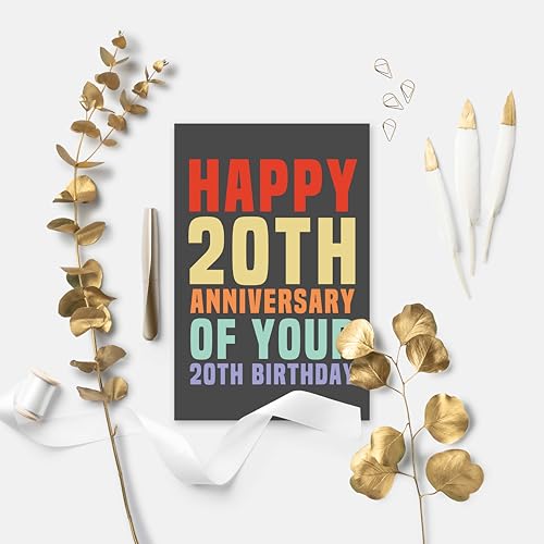 Witty 40th Birthday Card for Men & Women - Unique Gift Idea