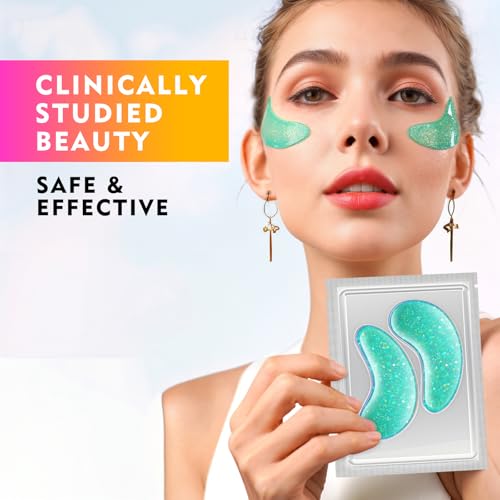 DR. YIMAN Hydrogel Eye Patches - 6 Pairs Hydrating Under Eye Masks with Hyaluronic Acid & Collagen