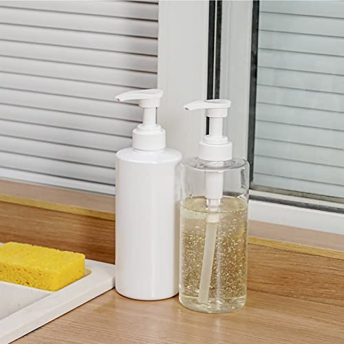 Clear Refillable Lotion Soap Dispenser Pump Bottle - 20oz (2 Pack)