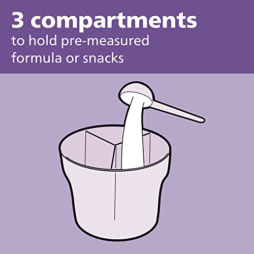 Philips Avent Formula Dispenser and Snack Cup, Grey - 1 Count