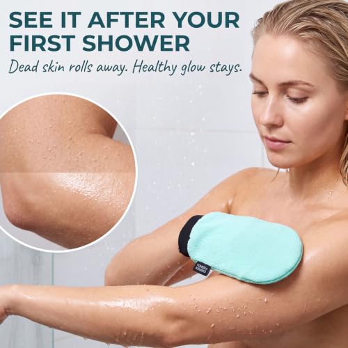 Yumera Kirano Exfoliating Glove & Korean Body Scrubber Washcloth