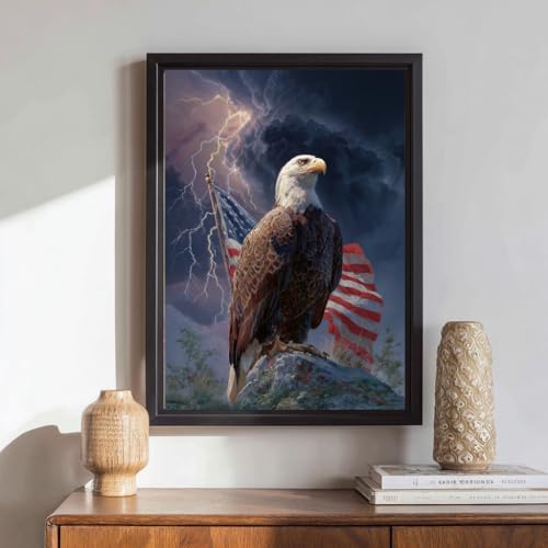 Milila 5D Diamond Painting Kit for Adults - Eagle Canvas Art