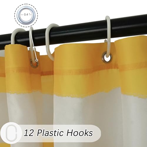 Hello Sunshine Yellow Sunflower Shower Curtain - Waterproof 72x72