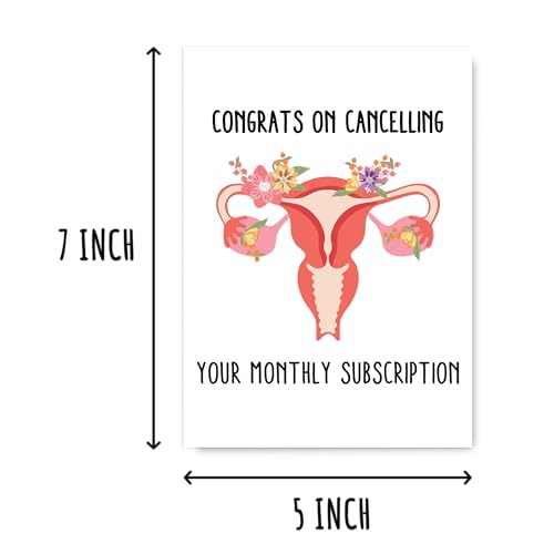 Funny Hysterectomy Get Well Soon Card - Cute Uterus Design