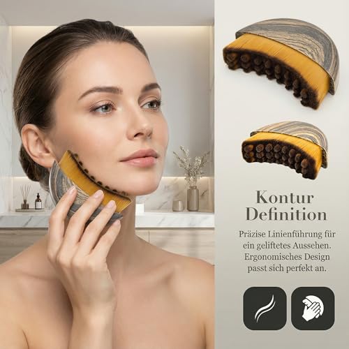 TOPQEEIST Lymphatic Contour Face Brush for Drainage and Firming