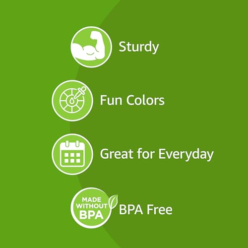 BPA-Free Disposable Striped Flex Straws - 100 Count Assorted Colors