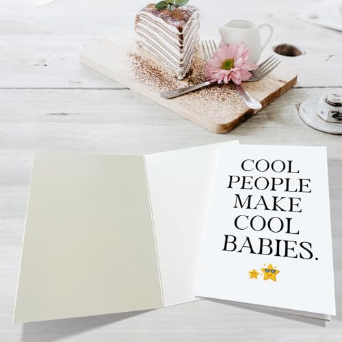 Baby Shower Congratulations Card for New Parents - Fun & Eco-Friendly