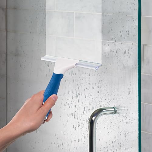 Unger 10" Shower Squeegee with Non-Slip Grip - Streak Free Cleaning