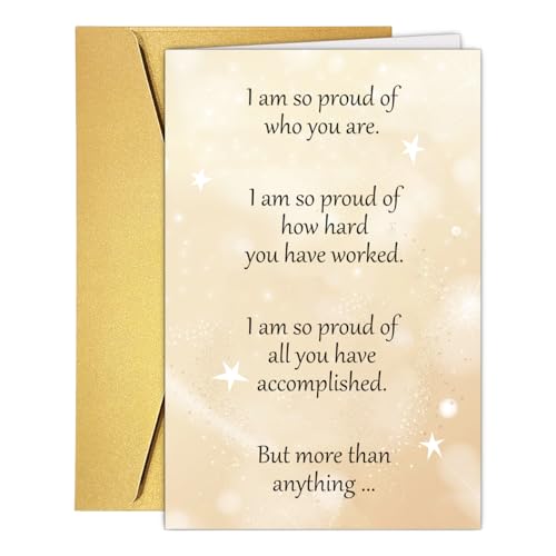 Proud of You Graduation Card - Inspirational Message for Kids #4