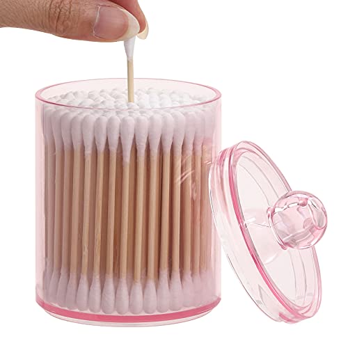 Tbestmax 3 Pack Makeup Organizer Jars - Cotton Swab Holder