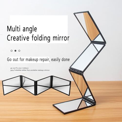 360 Degree Foldable Makeup Mirror for Hair Cutting & Grooming