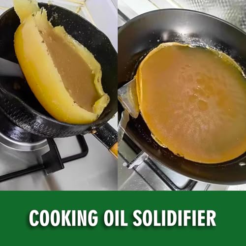 DecorRom Cooking Oil Solidifier Powder - 12oz Plant-Based Grease Hardener