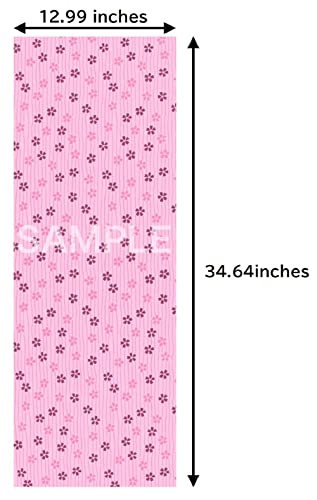KOMESICHI Japanese Tenugui Towel - 100% Cotton, 12.99 x 34.64 in