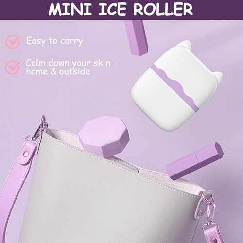 XIMUX 2-in-1 Facial Ice Roller for Face and Eyes - Skin Care Massager