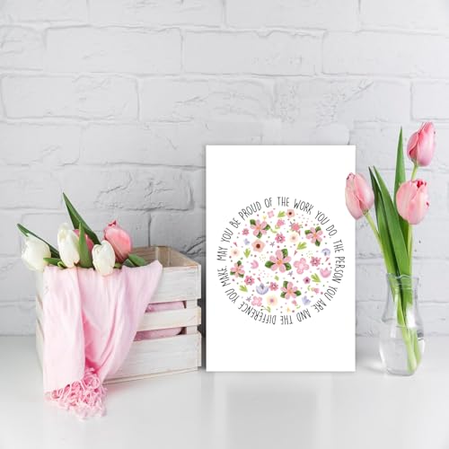 Proud of You Greeting Card for Nurses, Teachers, and Friends