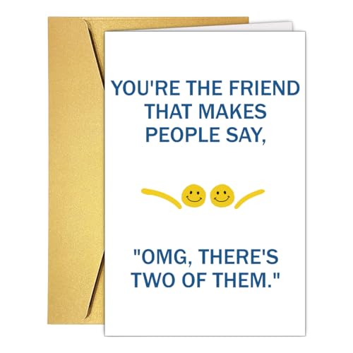 Funny Best Friend Birthday Card - Lighthearted Joke for Besties