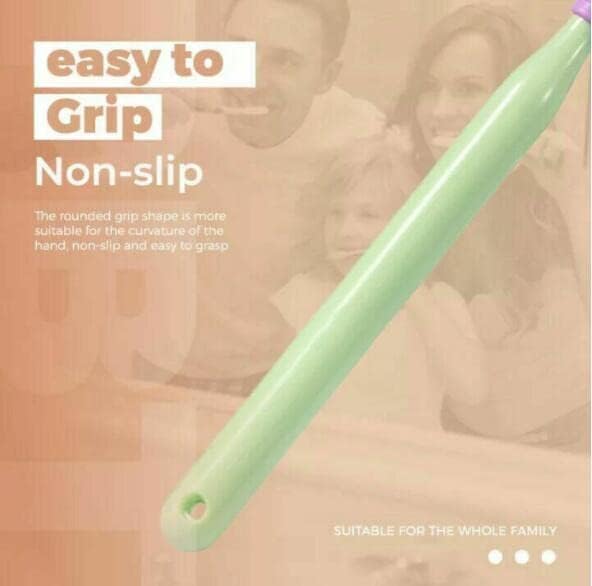 Three-Sided Soft Hair Toothbrush Set, 2 Pack Wrap-Around Oral Care
