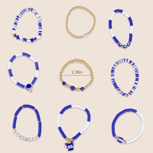 Friendship Bracelet Set 10 Pack Stackable Heishi Disc Bracelets