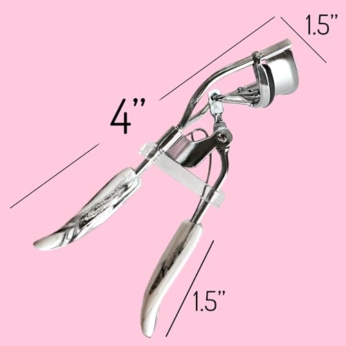 ALAZCO Professional Eyelash Curler Set - 2 Pack Marble Style Handle
