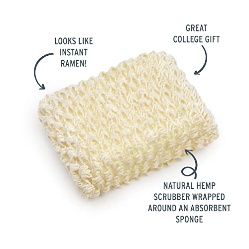 Fred & Friends Top Scrub Ramen Sponge, 3.5 x 3.3 x 1 Inch Kitchen Scrubber