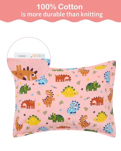 ALVABABY Toddler Pillowcases - Soft Cotton 2 Pack for Kids