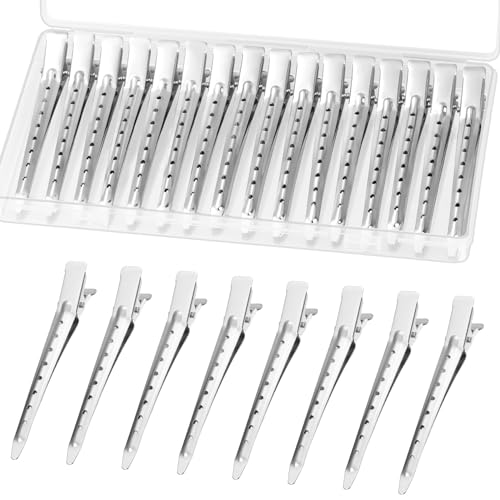 Gingbiss 3.5 Inch Metal Alligator Hair Clips for Styling and Pin Curls