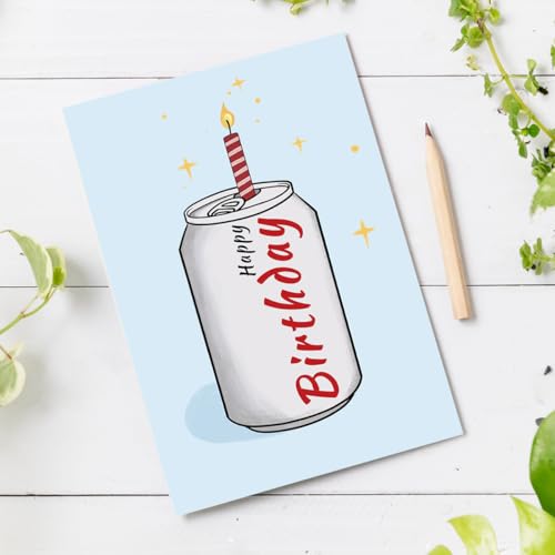 Funny Coke Birthday Card - Humorous Gift for Coke Lovers