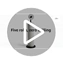 ZISH Freestanding Toilet Roll Holder - Stainless Steel Paper Organizer