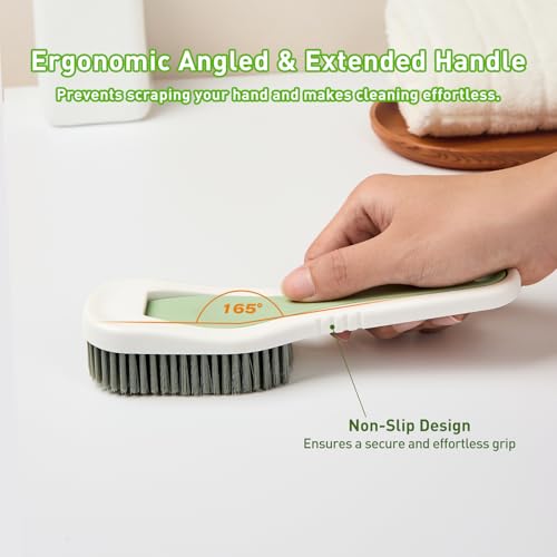 2PCS Detachable Shoe Cleaning Brush Set with Comfort Grip